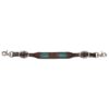 Circle Y Distressed Filigree Turquoise Inlay Wither Strap