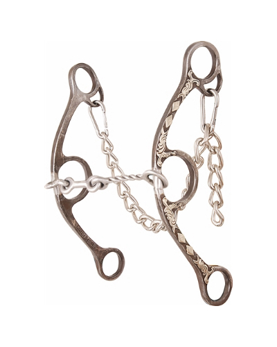 Classic Equine Sherry Cervi Long Shank Small Twisted Wire Dogbone Bit