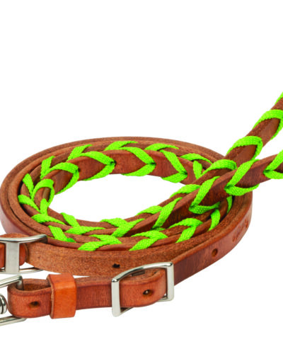 Weaver Laced Barrel Rein w/ Polyester Shoe Lacing - Image 3