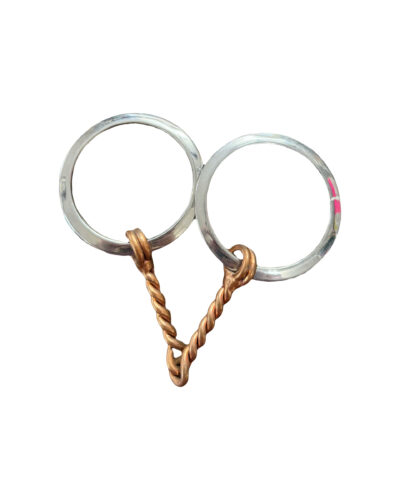 Weaver Single Twisted Copper Wire Mouth Ring Snaffle Bit