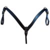 Weaver Black Leather Contoured Breastcollar