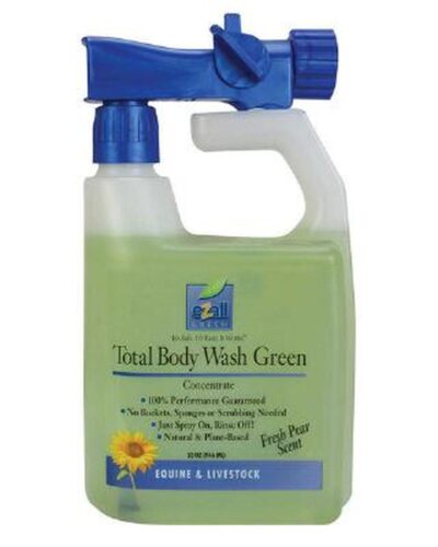 eZall Total Body Wash Green 32oz Travel Size