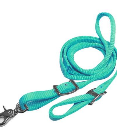 Pony/Youth 6ft Nylon Contest Reins - Teal