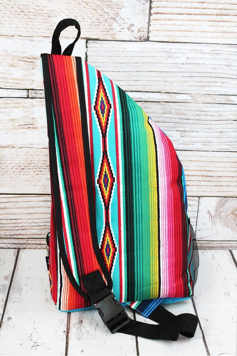 Southwest Serape Sling Backpack - Image 2