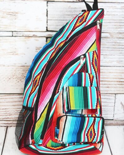 Southwest Serape Sling Backpack