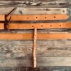1-3/4'' Light Oil Leather Rear Back Cinch Set