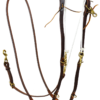 Heavy Oiled Rolled & Stitched Barrel Rein German Martingale
