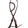 Heavy Oiled Spotted Double Buckle 1-Ear Headstall