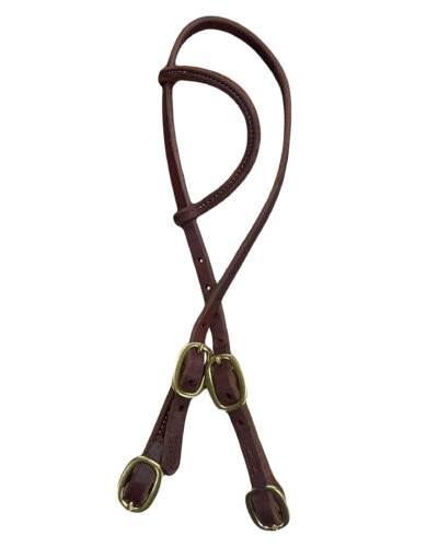 Heavy Hand Oiled 4-Buckle 1-Ear Headstall
