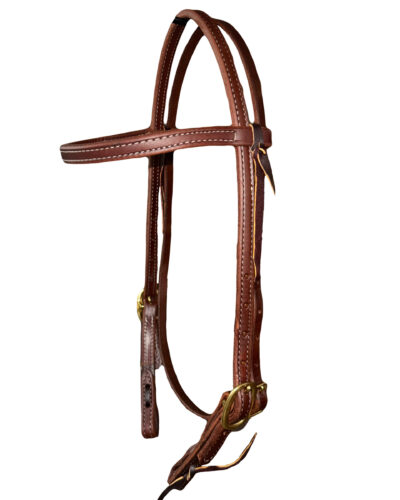 Heavy Hand Oiled Browband Headstall