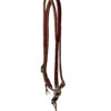 Heavy Oiled Slot Ear Headstall w/ Throatlatch