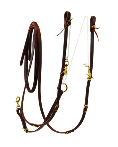 Heavy Oiled Split Rein German Martingale