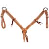 Light Oil Dotted Breastcollar w/ Conchos & Strings