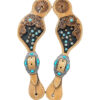 Turquoise Stone Ladies Spur Straps