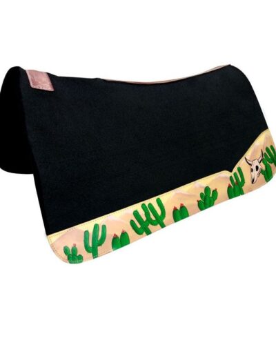 Hand Painted Cactus & Skull Felt Pad