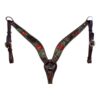 Circle Y Cactus Flower Filigree Breastcollar
