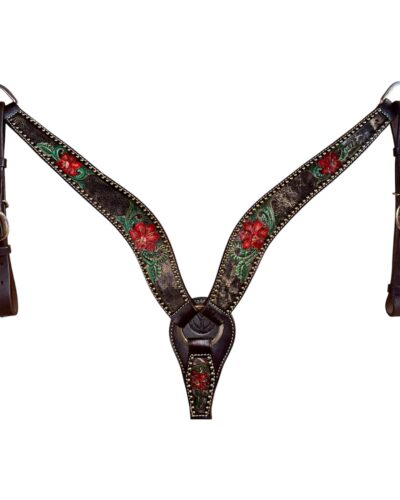 Circle Y Cactus Flower Filigree Breastcollar