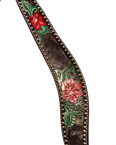 Circle Y Cactus Flower Filigree Breastcollar - Image 3