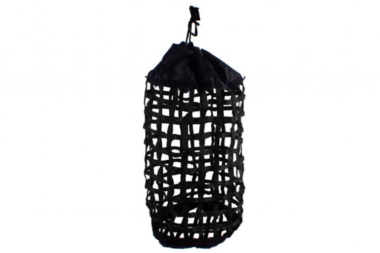X-Large Easy Fill Nylon Webbed Slow Feed Hay Bag w/ Drawstring Top ...