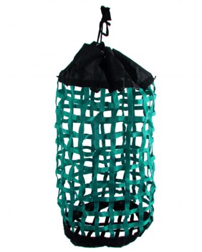 X-Large Easy Fill Nylon Webbed Slow Feed Hay Bag w/ Drawstring Top Closure