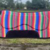 Serape Pattern Wool Felt Saddle Pad