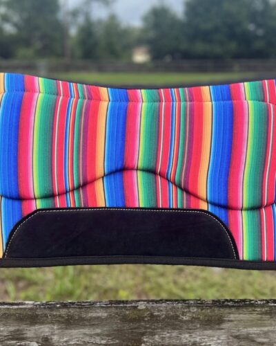 Serape Pattern Wool Felt Saddle Pad