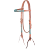 Martin Turquoise Laced Harness Browband Headstall