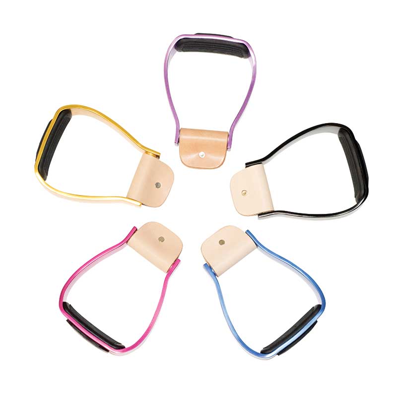 Aluminum Colored Bell Stirrup 2"