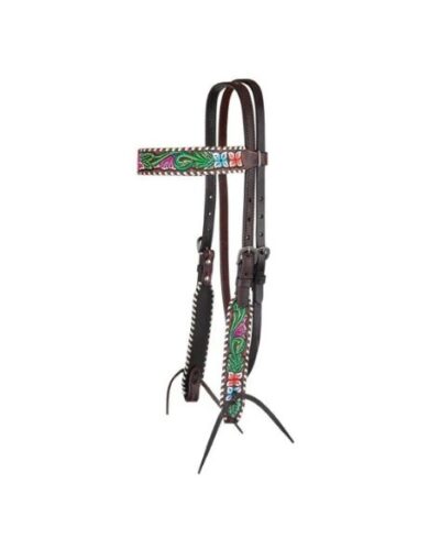 Circle Y Vibrant Garden Browband Headstall