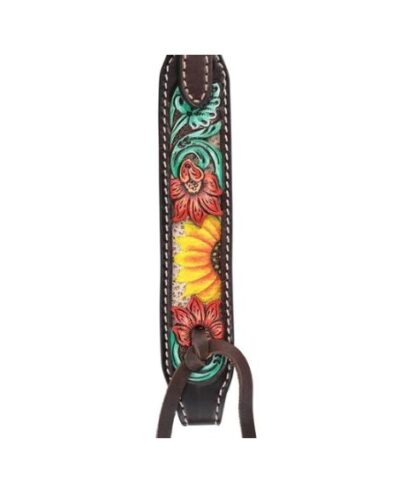 Circle Y Rising Sunflower Browband Headstall - Image 3