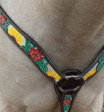 Alternative view of Circle Y Rising Sunflower Breastcollar
