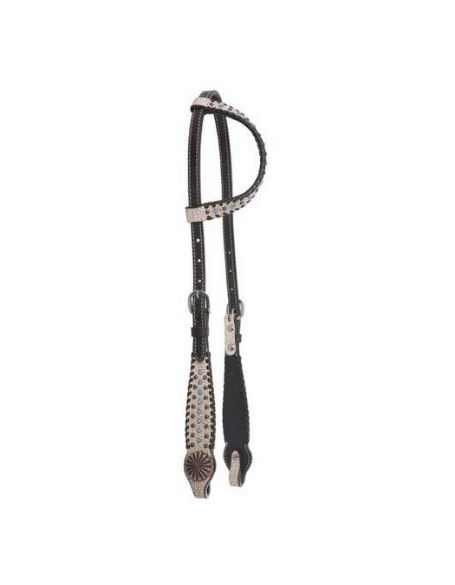 Circle Y Dakota Pinwheel 1-Ear Headstall