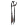 Circle Y Dark Flash Arizona Flower 1-Ear Headstall