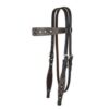 Circle Y Silver Star Browband Headstall