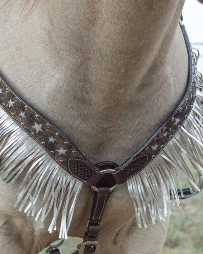 Alternative view of Circle Y Silver Star Breastcollar
