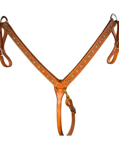 Martin Natural Roughout Embossed Floral Spots Breast Collar