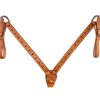 Martin Rope Edged Dots Natural Breastcollar