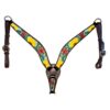 Circle Y Rising Sunflower Breastcollar