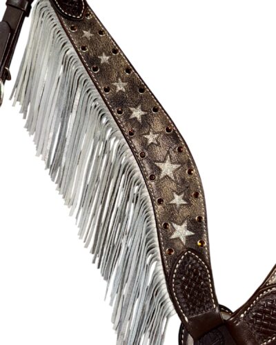 Circle Y Silver Star Breastcollar - Image 3