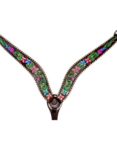 Circle Y Vibrant Garden Breastcollar