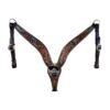 Circle Y Dark Flash Arizona Flower Breastcollar