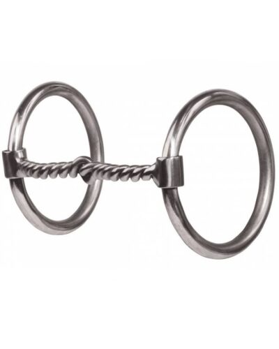 Professionals Choice Twisted Wire O-Ring Snaffle Bit