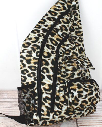 Leopard Sling Backpack