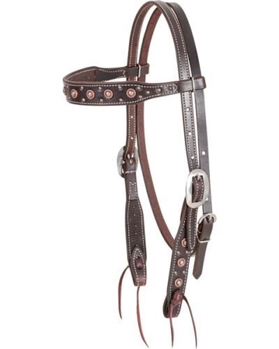 Martin Antique Copper Dot Browband Headstall