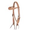 Martin Natural Roughout Browband Headstall w/ Floral Dots