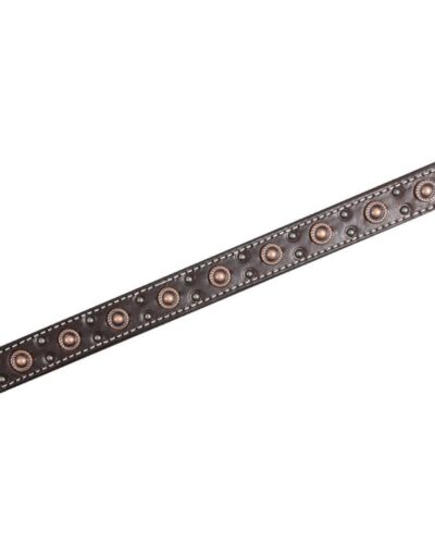 Alternative view of Martin Rope Edged Dot Chocolate Breastcollar