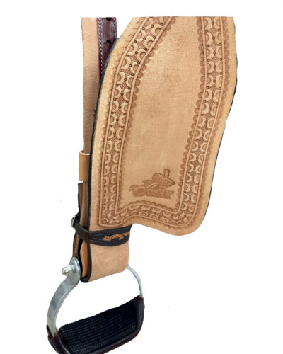 15.5’’ Circle Y Martha Josey Cash You Are My Sunshine Barrel Saddle - Image 3