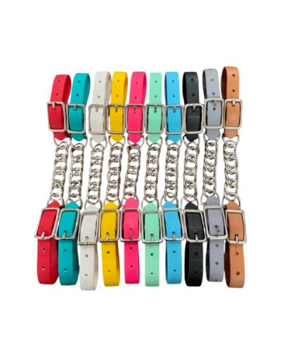 Colored Biothane Curb Chains