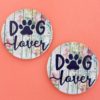 2 Piece Dog Lover Car Coaster Set