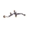 Youth Size Stainless Steel Twisted Band Spurs